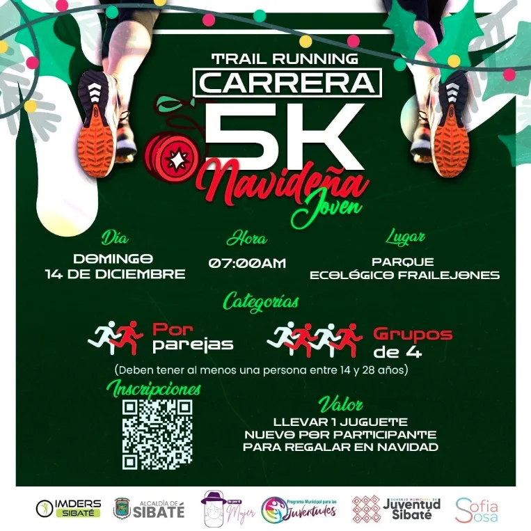trail-running-carrera-5k-navidena-joven