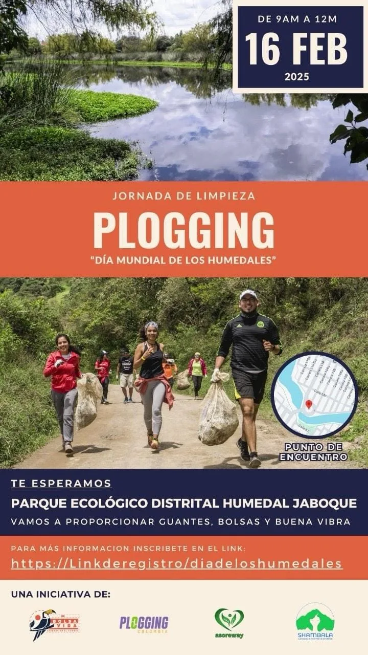 Limpieza Bogota Plogging 16 de febrero