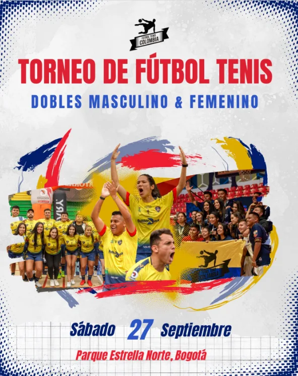 Torneo de futbol tenis dobles masculino & femenino