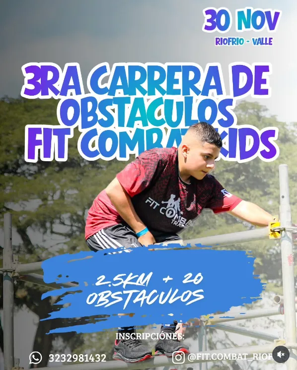 3ra carrera OCR Kids Riofrio 2025