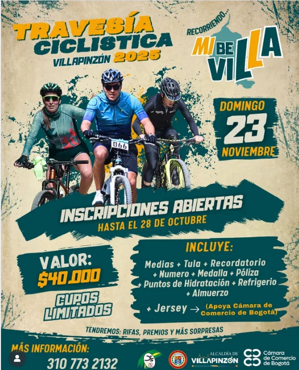 Travesía ciclistica Villapinzón 2025