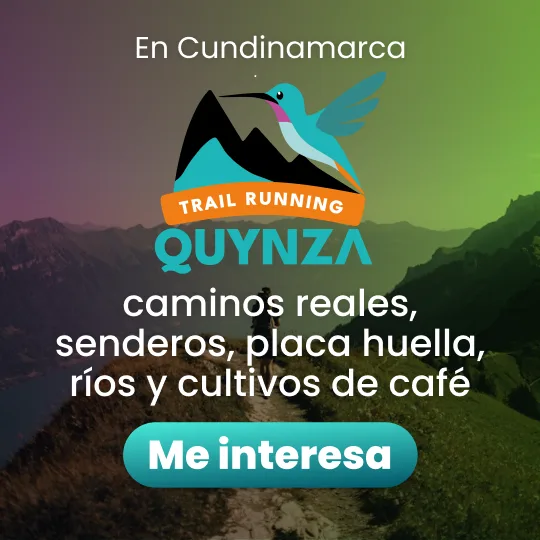 en cundinamarca carrera Quynza trail running