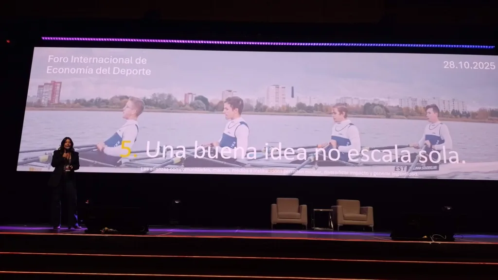 Una buena idea, no escala sola. Debemos unirnos como industria y trabajar de la mano para que el deporte sea una herramienta positiva para la sociedad