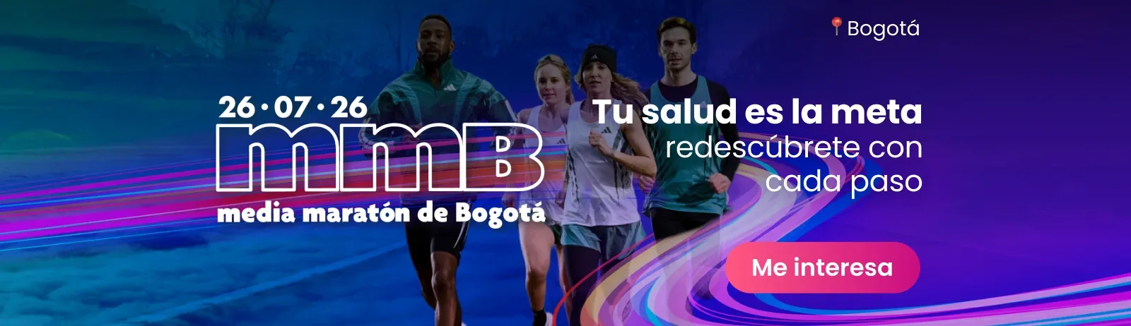 media maratón de Bogotá redescubrete con cada paso