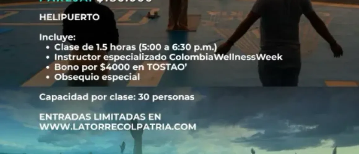 Yoga a 196 metros de altura