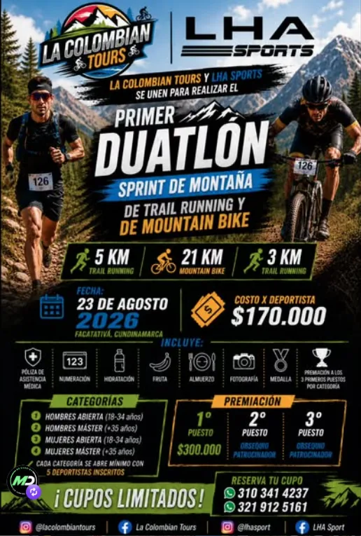 duatlon-sprint-montana-colombian-tours