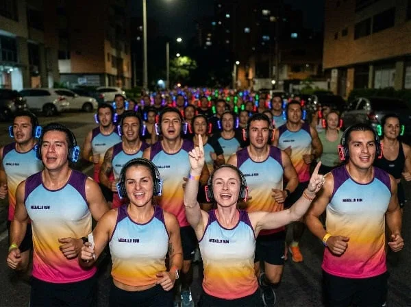 Medallo Run 2026 cambia las reglas: así será la primera Silent Run masiva de Medellín