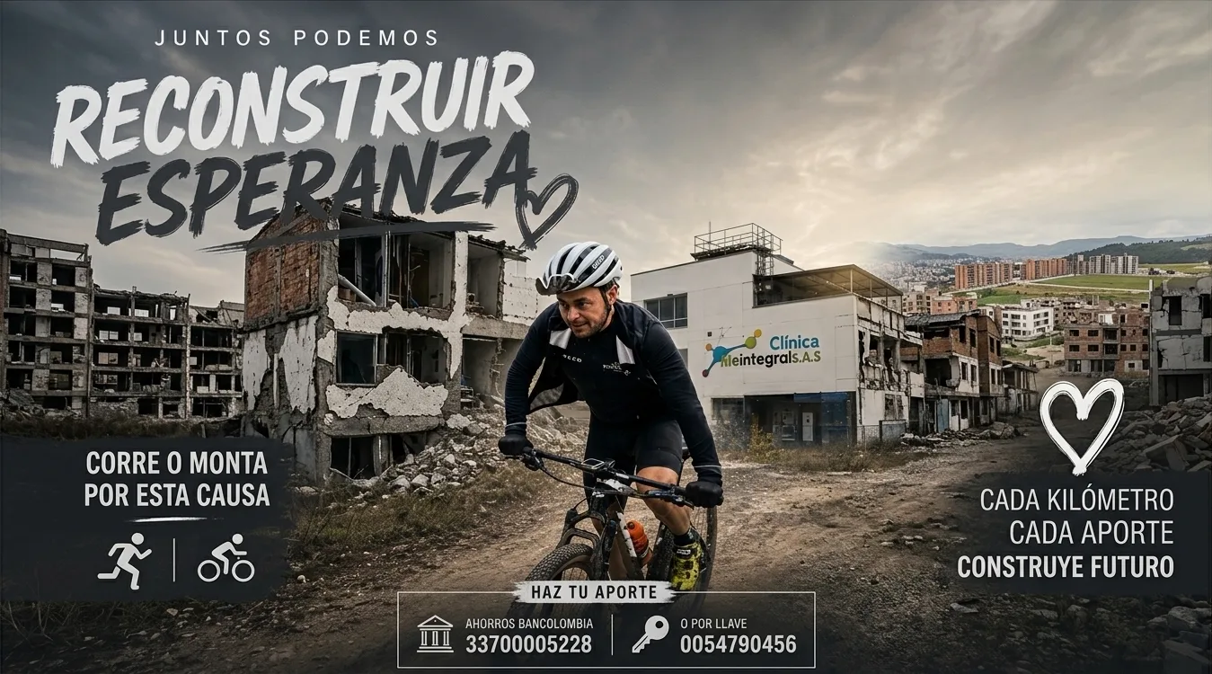 Andrés Rompepiernas: el deportista colombiano que convierte kilómetros en esperanza